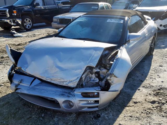 4A3AE45G85E010978 - 2005 MITSUBISHI ECLIPSE SP SILVER photo 2