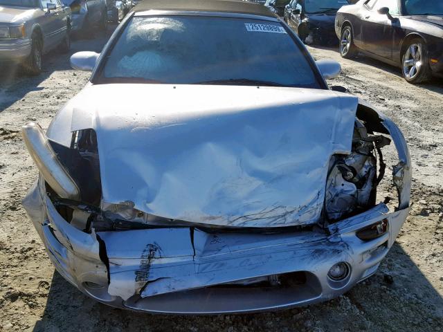 4A3AE45G85E010978 - 2005 MITSUBISHI ECLIPSE SP SILVER photo 9