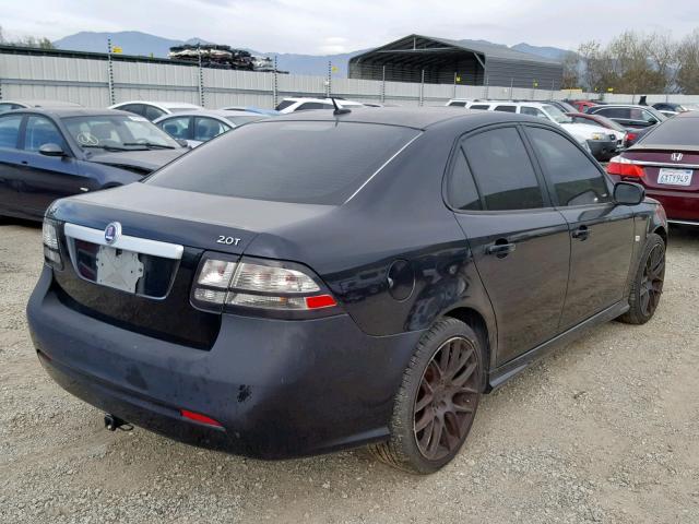 YS3FB49Y981005393 - 2008 SAAB 9-3 2.0T BLACK photo 4