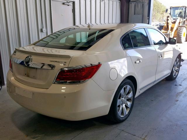 1G4GC5GG0AF258342 - 2010 BUICK LACROSSE C WHITE photo 4