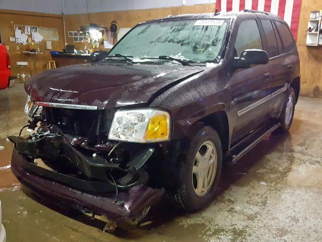 1GKDT13S282145198 - 2008 GMC ENVOY PURPLE photo 2