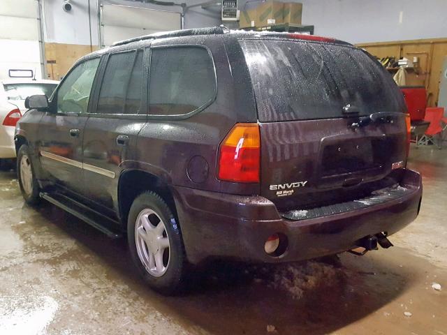 1GKDT13S282145198 - 2008 GMC ENVOY PURPLE photo 3