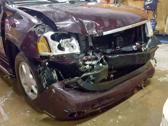 1GKDT13S282145198 - 2008 GMC ENVOY PURPLE photo 9