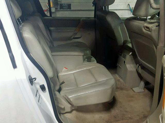 5N3AA08C86N814802 - 2006 INFINITI QX56 WHITE photo 6