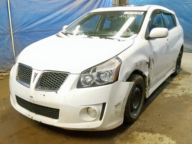 5Y2SN67029Z429975 - 2009 PONTIAC VIBE GT WHITE photo 2