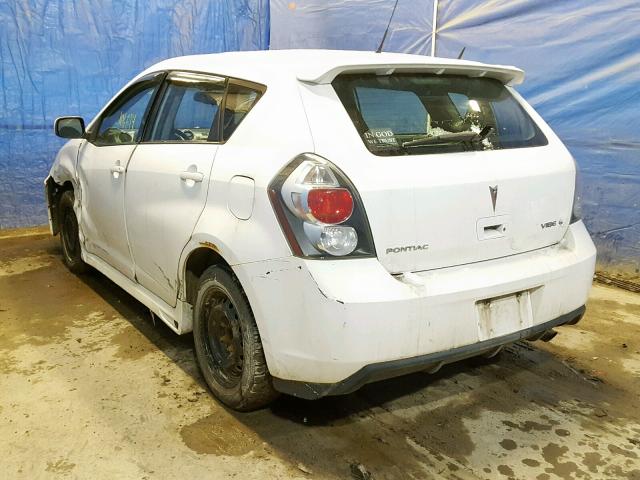 5Y2SN67029Z429975 - 2009 PONTIAC VIBE GT WHITE photo 3