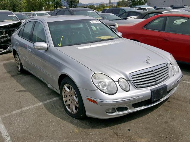 WDBUF56J96A770244 - 2006 MERCEDES-BENZ E 350 SILVER photo 1