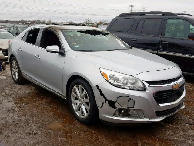 1G11H5SLXEU169498 - 2014 CHEVROLET MALIBU LTZ 银色 照片 1
