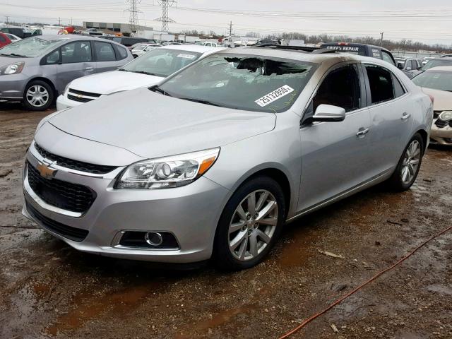 1G11H5SLXEU169498 - 2014 CHEVROLET MALIBU LTZ 银色 照片 2