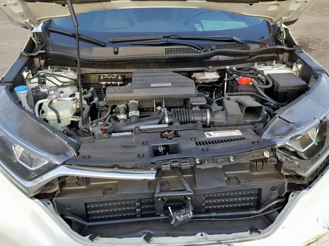 2HKRW2H81HH666472 - 2017 HONDA CR-V EXL WHITE photo 7