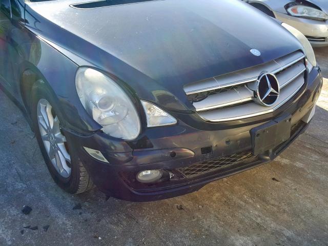 4JGCB65E56A007913 - 2006 MERCEDES-BENZ R 350 BLUE photo 9