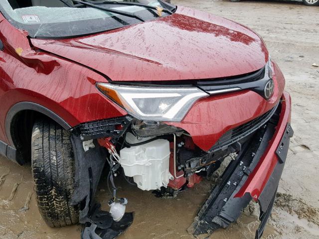 JTMDFREV7JD236759 - 2018 TOYOTA RAV4 LIMIT RED photo 9