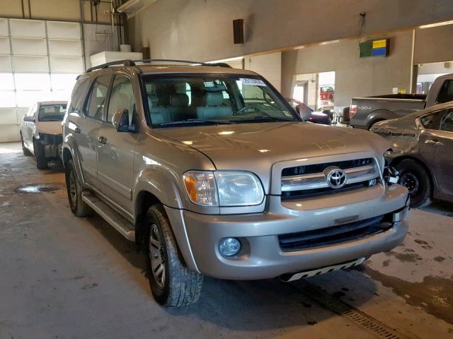 5TDBT48A46S259911 - 2006 TOYOTA SEQUOIA LI GOLD photo 1