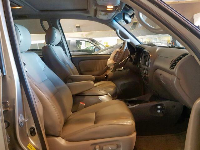 5TDBT48A46S259911 - 2006 TOYOTA SEQUOIA LI GOLD photo 5