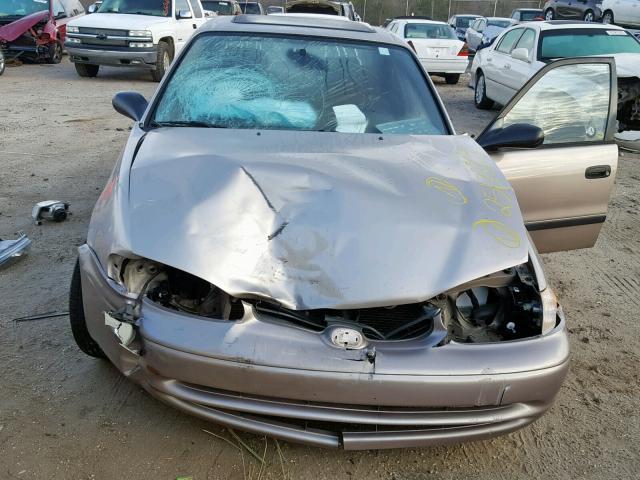 1Y1SK52802Z421424 - 2002 CHEVROLET GEO PRIZM BEIGE photo 9