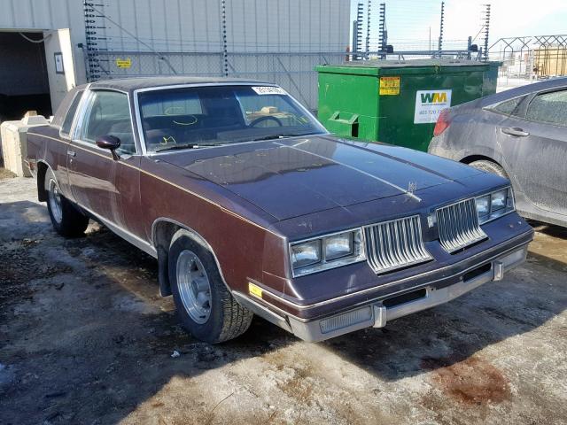 2G3AM47H2E2337724 - 1984 OLDSMOBILE CUTLASS SU BROWN photo 1