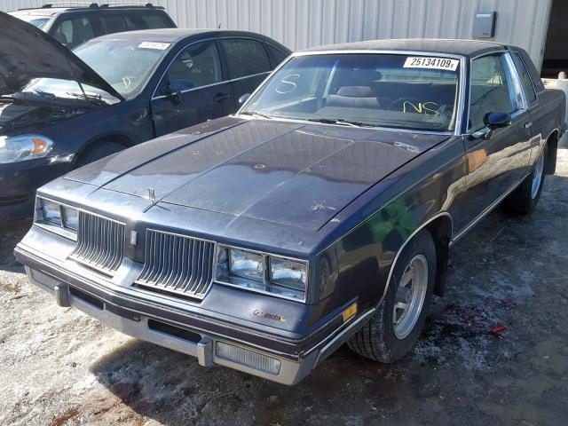 2G3AM47H2E2337724 - 1984 OLDSMOBILE CUTLASS SU BROWN photo 2