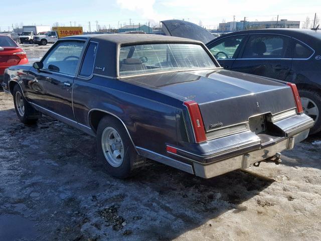 2G3AM47H2E2337724 - 1984 OLDSMOBILE CUTLASS SU BROWN photo 3