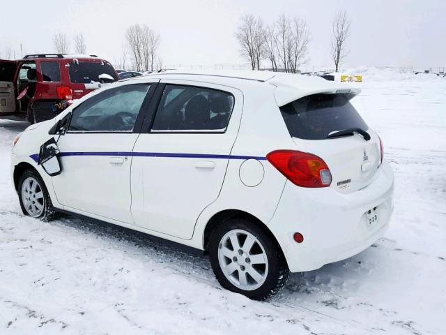 ML32A4HJ9EH023220 - 2014 MITSUBISHI MIRAGE ES WHITE photo 3