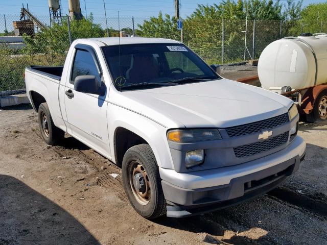 1GCCS148448143425 - 2004 CHEVROLET COLORADO WHITE photo 1