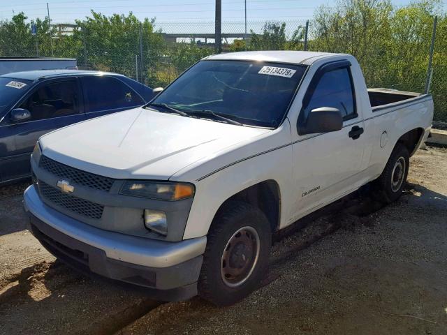 1GCCS148448143425 - 2004 CHEVROLET COLORADO WHITE photo 2