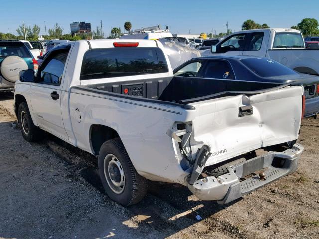 1GCCS148448143425 - 2004 CHEVROLET COLORADO WHITE photo 3