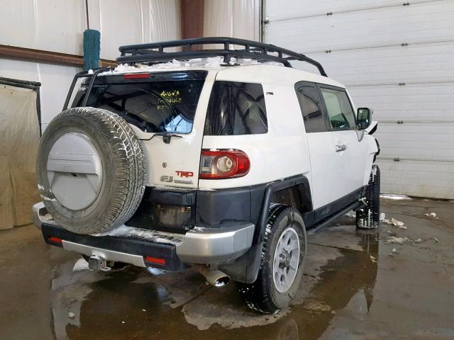 JTEBU4BF8CK146110 - 2012 TOYOTA FJ CRUISER WHITE photo 4