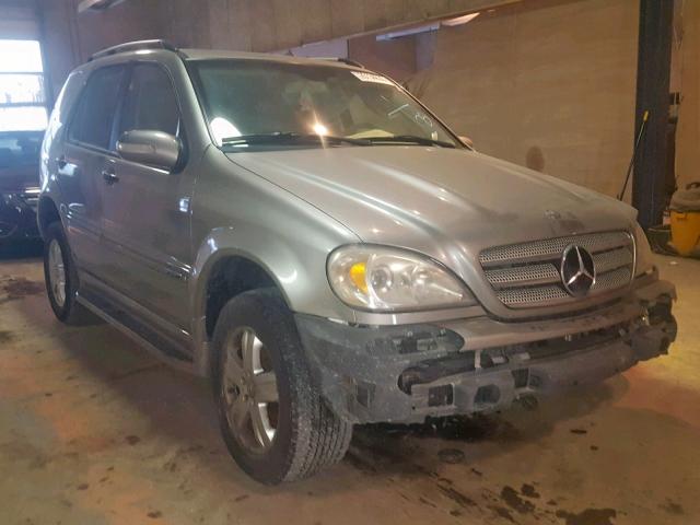 4JGAB57E35A526956 - 2005 MERCEDES-BENZ ML 350 GRAY photo 1