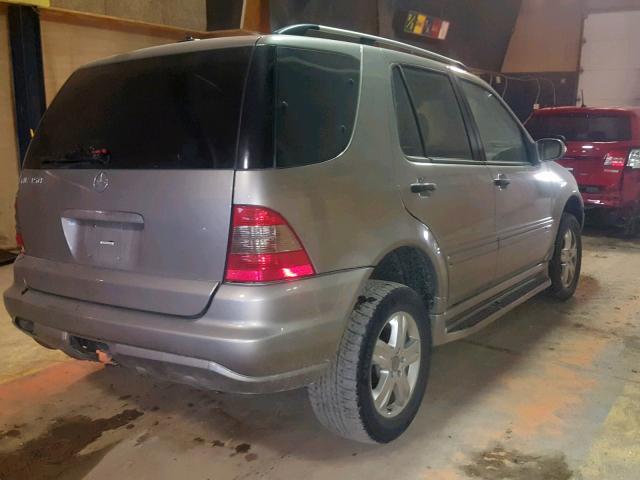 4JGAB57E35A526956 - 2005 MERCEDES-BENZ ML 350 GRAY photo 4