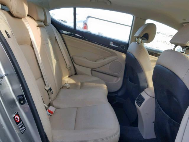 KNALN4D75E5152957 - 2014 KIA CADENZA PR GRAY photo 6