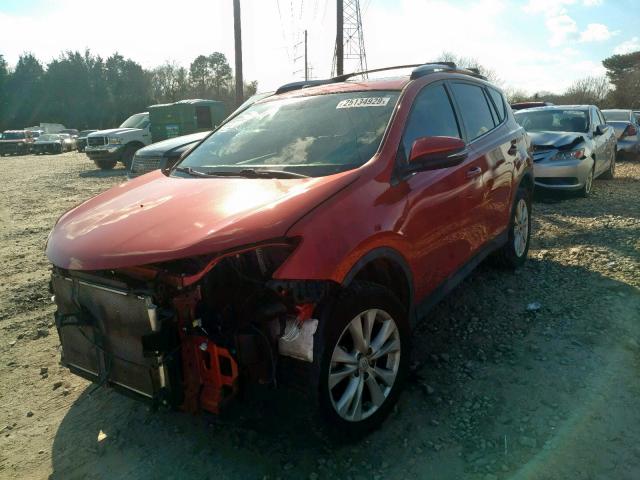 2T3YFREV3FW226774 - 2015 TOYOTA RAV4 LIMIT ORANGE photo 2