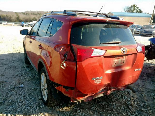 2T3YFREV3FW226774 - 2015 TOYOTA RAV4 LIMIT ORANGE photo 3