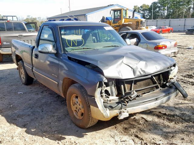 1GCEC14V32Z259489 - 2002 CHEVROLET SILVERADO GRAY photo 1