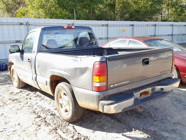 1GCEC14V32Z259489 - 2002 CHEVROLET SILVERADO GRAY photo 3