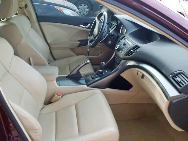 JH4CU2F69CC011640 - 2012 ACURA TSX TECH MAROON photo 5