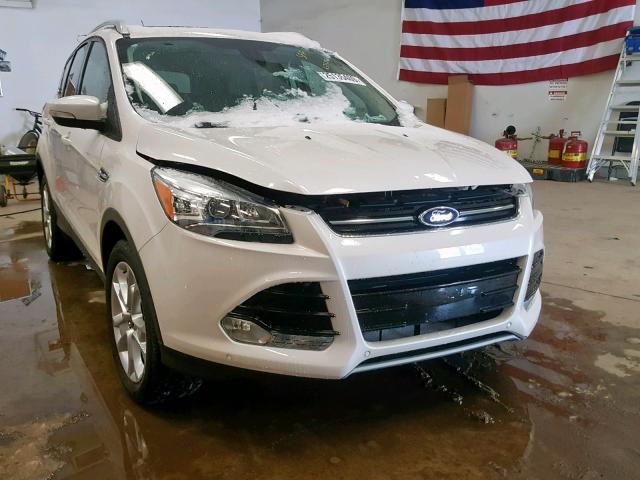 1FMCU9J93EUA28776 - 2014 FORD ESCAPE TIT WHITE photo 1