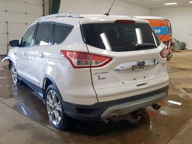 1FMCU9J93EUA28776 - 2014 FORD ESCAPE TIT WHITE photo 3