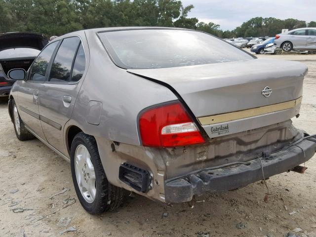 1N4DL01A21C217636 - 2001 NISSAN ALTIMA GXE TAN photo 3