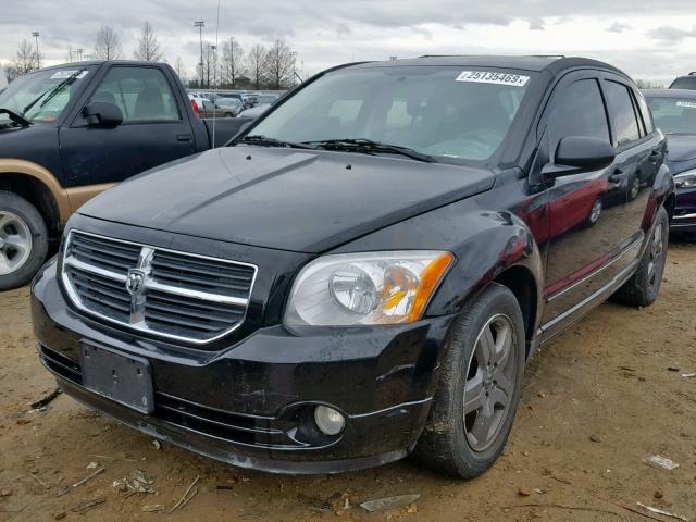 1B3HB48B57D560465 - 2007 DODGE CALIBER SX BLACK photo 2