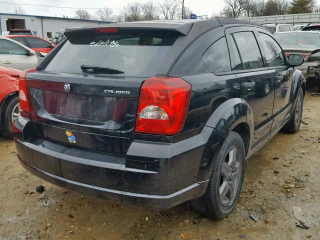 1B3HB48B57D560465 - 2007 DODGE CALIBER SX BLACK photo 4