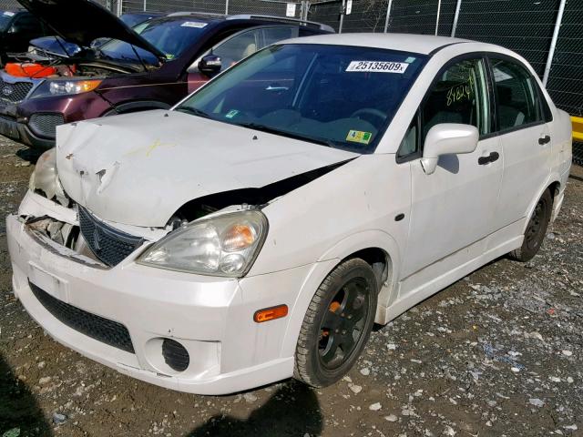 JS2RA62S965305584 - 2006 SUZUKI AERIO WHITE photo 2