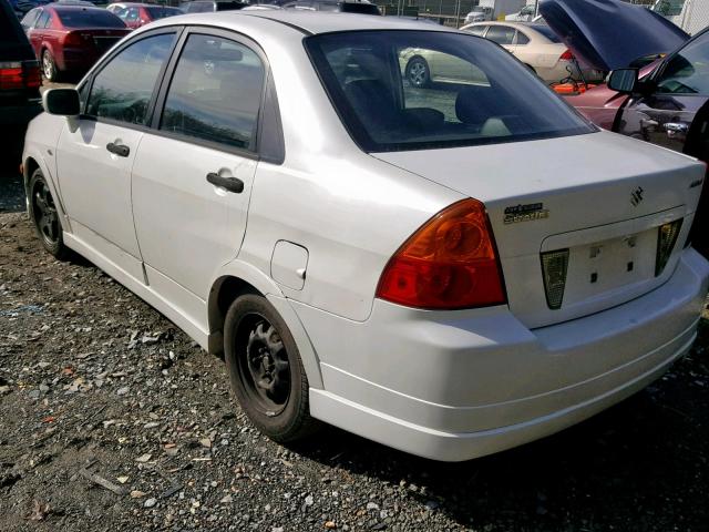 JS2RA62S965305584 - 2006 SUZUKI AERIO WHITE photo 3