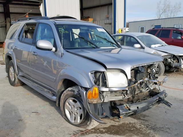 5TDBT48AX2S058962 - 2002 TOYOTA SEQUOIA LI SILVER photo 1