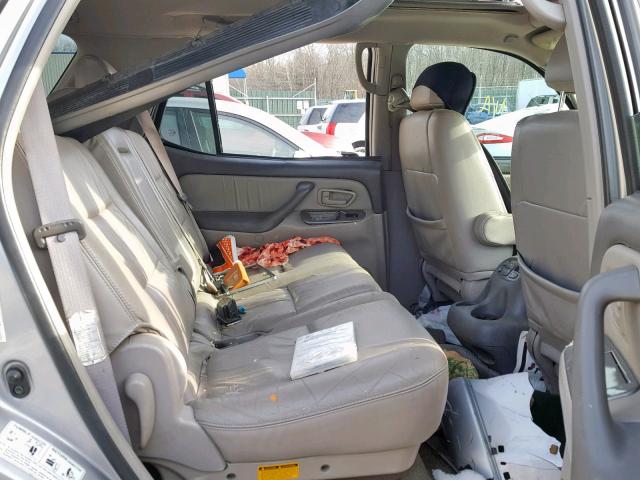 5TDBT48AX2S058962 - 2002 TOYOTA SEQUOIA LI SILVER photo 6