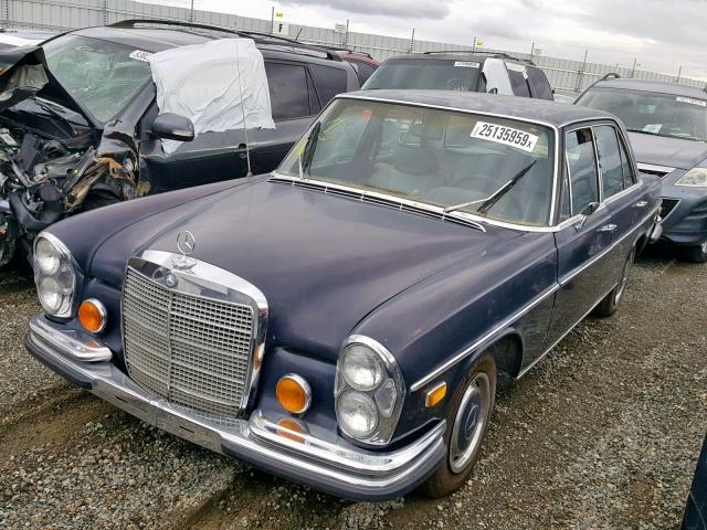 10801812049269 - 1970 MERCEDES-BENZ 280 BLUE photo 2