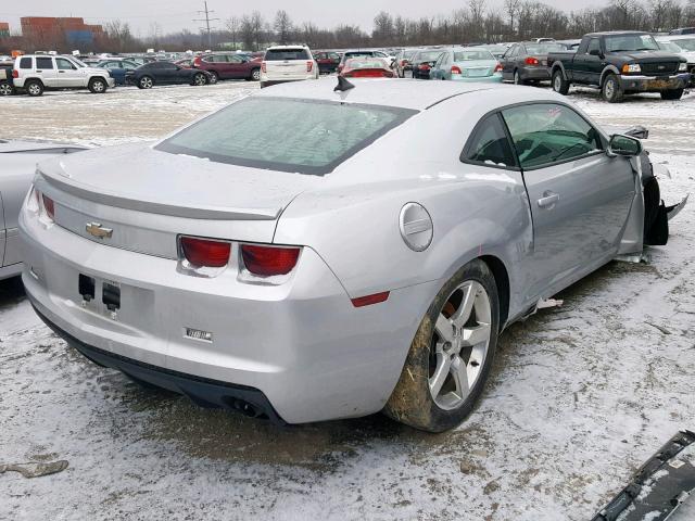 2G1FE1E36C9155577 - 2012 CHEVROLET CAMARO LS SILVER photo 4