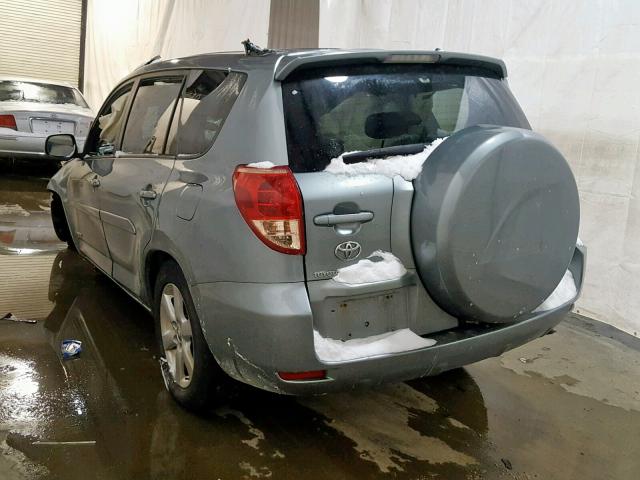 JTMBK31V285066739 - 2008 TOYOTA RAV4 LIMIT GRAY photo 3