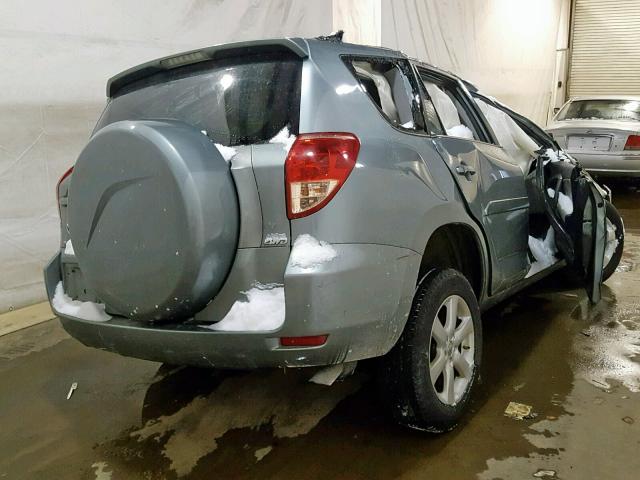 JTMBK31V285066739 - 2008 TOYOTA RAV4 LIMIT GRAY photo 4