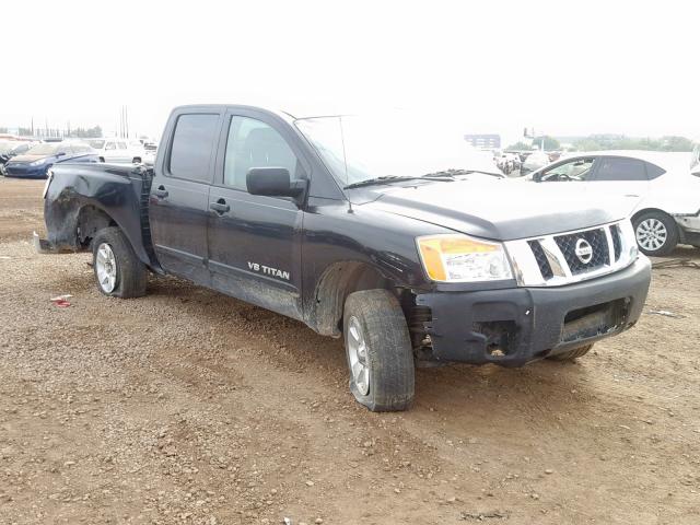 1N6AA0EK0BN305321 - 2011 NISSAN TITAN S BLACK photo 1