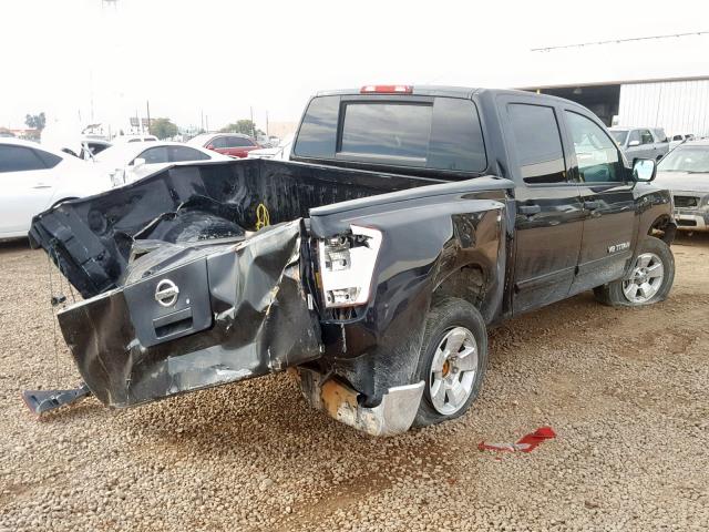 1N6AA0EK0BN305321 - 2011 NISSAN TITAN S BLACK photo 4